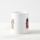 Gruseliger Buchstabenblock Kaffeetasse (Mittel)