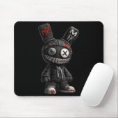 Gruseliger Bunny-Horror-Goth-Grunge-Emo-Dunkle Äst Mousepad (Mit Mouse)