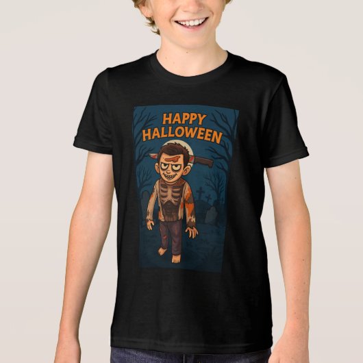 Gruseliger Cameron Tri-Blend Shirt (Vorderseite)