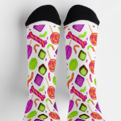 Gruseliger Candy-Zombie-Mix für Halloween Socken (Oben)
