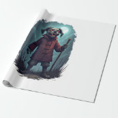 Gruseliger Cane Corso Geschenkpapier (Ungerollt)