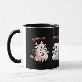 Gruseliger Capy und Kuh  Tasse