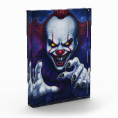 Gruseliger Clown-Foto-Block Fotoblock (Links)