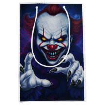 Gruseliger Clown-Geschenktüte