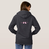 Gruseliger Cream Unisex Hoodie (Schwarz voll)