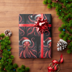 Gruseliger Cthulhu Weihnachten Lovecraft  Geschenkpapier
