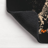 Gruseliger Dinosaurier-Skelett-Schrecklicher Kürbi Mousepad (Ecke)