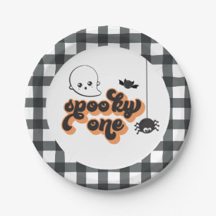 Gruseliger Einser Halloween 1. Geburtstag Papier T Pappteller