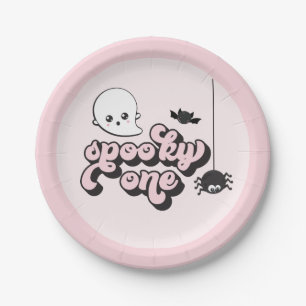 Gruseliger Einser Halloween 1. Geburtstag Papier T Pappteller