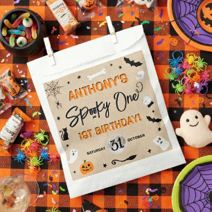 Gruseliger Einser! Halloween 1. Geburtstagsfeier Geschenktütchen