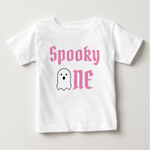 Gruseliger Erste Geburtstag Baby T-shirt