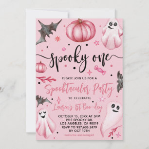 Gruseliger Erster Halloween 1. Geburtstag Einladung