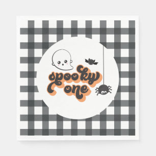 Gruseliger Erster Halloween 1. Geburtstag Serviette