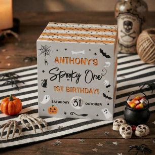 Gruseliger Erster! Halloween 1. Geburtstagsfeier Geschenkschachtel