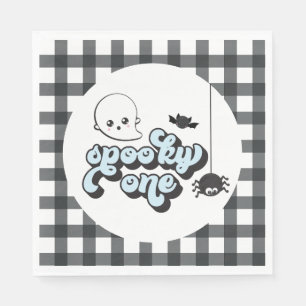 Gruseliger Erster Halloween Geburtstag Serviette