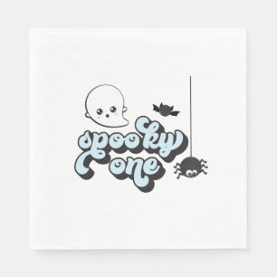 Gruseliger Erster Halloween Geburtstag Serviette