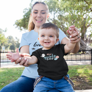Gruseliger Erstgeborener zum ersten Geburtstag Baby T-shirt