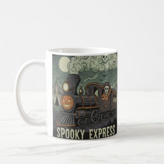 Gruseliger Express-Becher Kaffeetasse (Links)