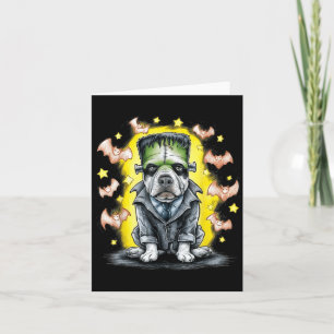 Gruseliger Frankenstein-Monster-Hund - Gruseliges Karte