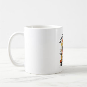 Gruseliger Friedhof-Shirt mit unheimlichem Sonnenu Kaffeetasse