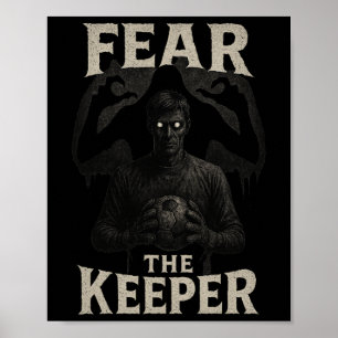 Gruseliger Fußball-Torhüter-Horror-Angst Der Torwa Poster