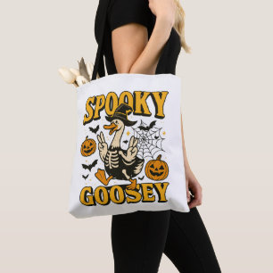 Gruseliger Gänse-Halloween für Jungen Mädchen Kürb Tasche