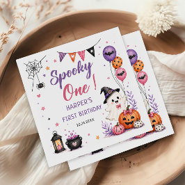 Gruseliger Geburtstag zum Halloween Servietten