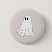 Gruseliger Geist Button (Vorderseite)