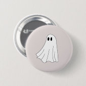 Gruseliger Geist Button (Vorne & Hinten)