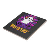 Gruseliger Geist DJ Halloween Beats Design_1 Fliese (Seite)