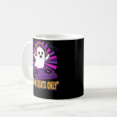 Gruseliger Geist DJ Halloween-Beats-Design_1 Kaffeetasse (Vorderseite Links)