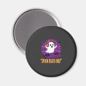 Gruseliger Geist DJ Halloween Beats Design_1 Magnet (Vorderseite/Rückseite)
