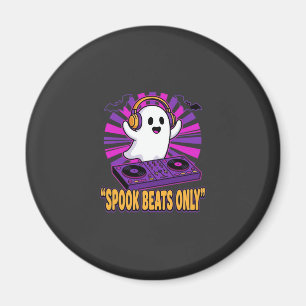 Gruseliger Geist DJ Halloween Beats Design_1 Magnet