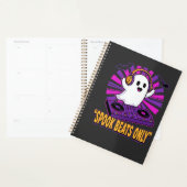 Gruseliger Geist DJ Halloween Beats Design_1 Planer (Anzeige)