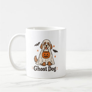 Gruseliger Geist-Hund-Becher Halloween-Hundliebhab Kaffeetasse