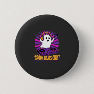 Gruseliger Geister-DJ-Halloween-Beats-Design_1 Button