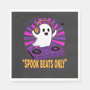 Gruseliger Geister-DJ-Halloween-Beats-Design_1 Serviette
