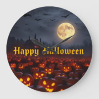 Gruseliger Glow Halloween-Uhr – Limitierte Auflage