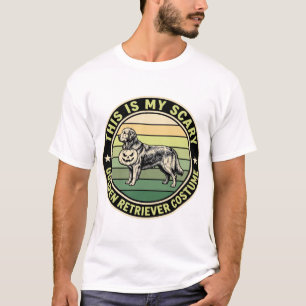 Gruseliger Golden Retriever Halloween-Kostüm Vinta T-Shirt
