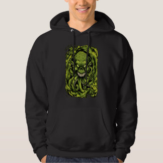 Gruseliger Grüner Tentakel-Monster-Horror-Hoodie Hoodie
