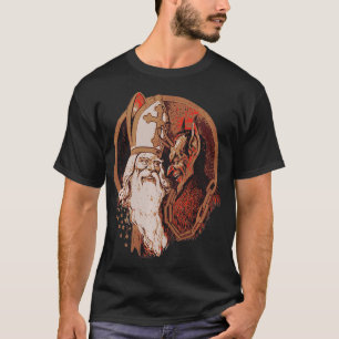 Gruseliger Gruß vom Krampus-Dämon-Weihnachtsteufel T-Shirt