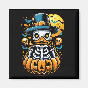 Gruseliger Gummi-Enten-Halloween-Schrecklicher Hal Magnet