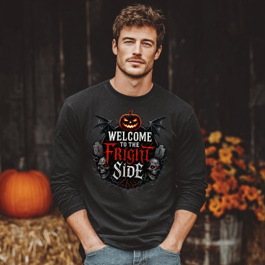 Gruseliger Halloween-Abend Tri-Blend Shirt