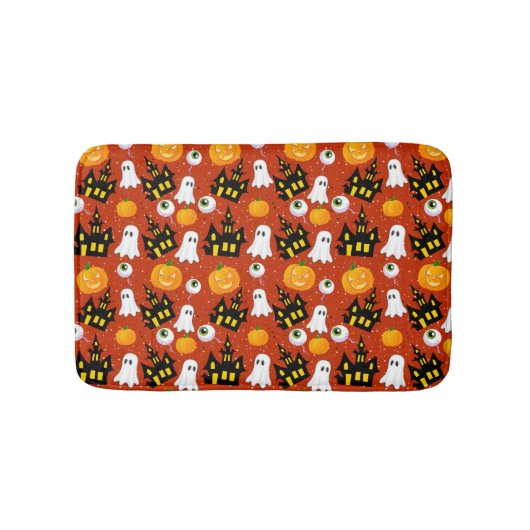 Gruseliger Halloween Badematte (Vorderseite)