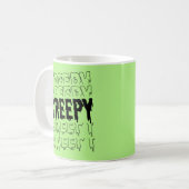 Gruseliger Halloween-Becher Kaffeetasse (Vorderseite Links)