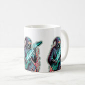 Gruseliger Halloween-Becher Kaffeetasse (VorderseiteRechts)