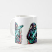 Gruseliger Halloween-Becher Kaffeetasse (Vorderseite Links)