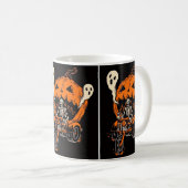 Gruseliger Halloween-Becher Kaffeetasse (VorderseiteRechts)