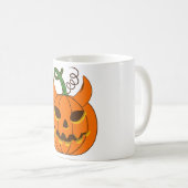 Gruseliger Halloween-Becher – Süße Geist-Kaffeetas Kaffeetasse (VorderseiteRechts)