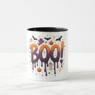 Gruseliger Halloween-Becher – Süßes und lustiges D Tasse